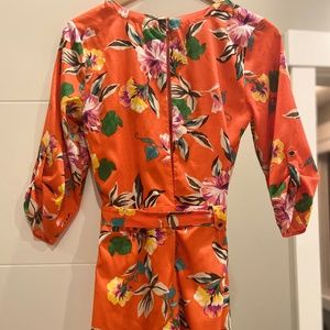 Yumi Kim Floral Wrap Romper